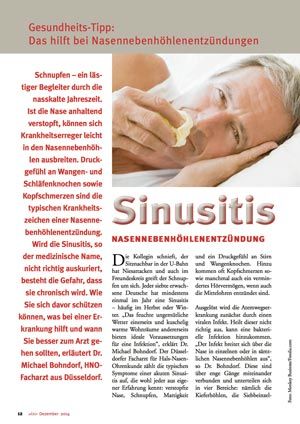 Sinusitis Therapie Düsseldorf